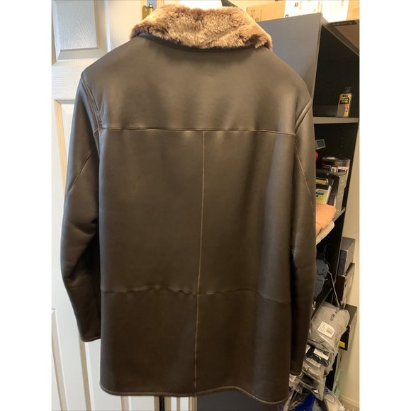 NWOT Peter Millar Collection cortina Shearling Jacket Medium - Picture 7 of 7